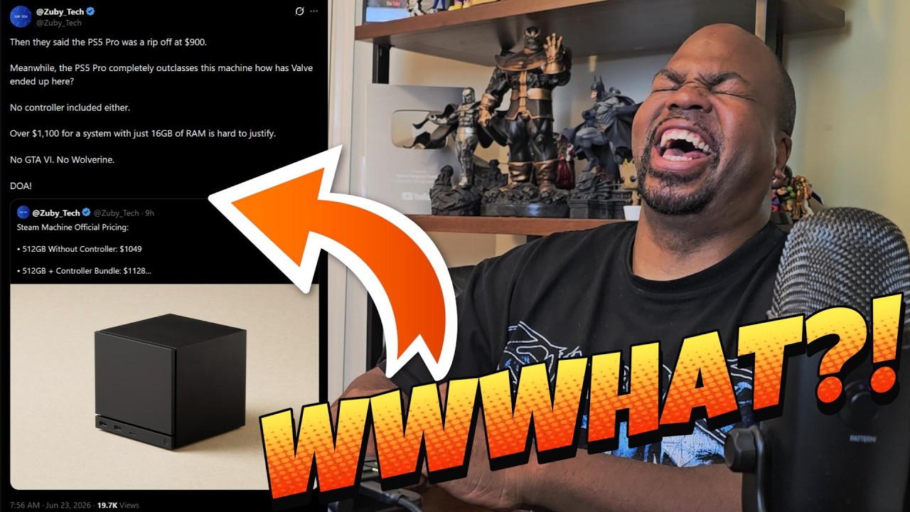 Base PS5 DESTROYS The Steam Machine in PERFORMANCE!