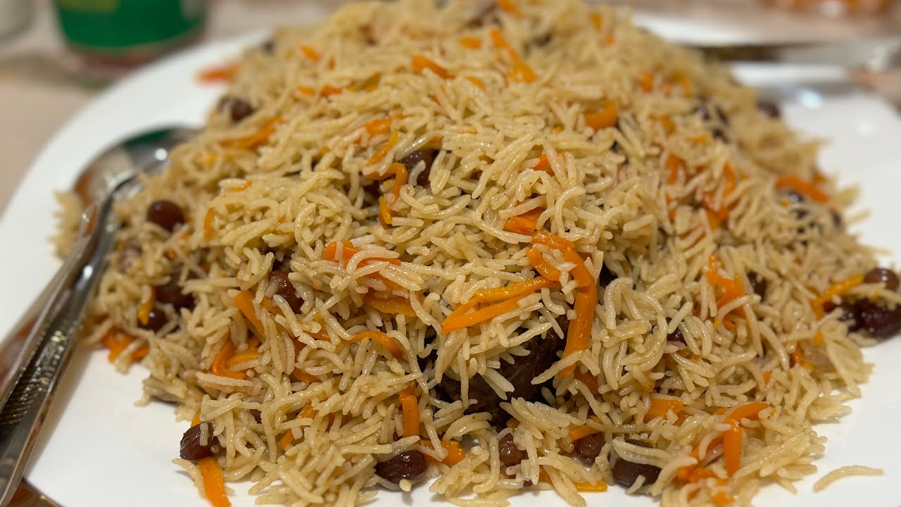 قابلی پلو مخصوص امشب !طعم عالی و طرز تهیه مرحله به مرحله  Qabili polo Afghan  food