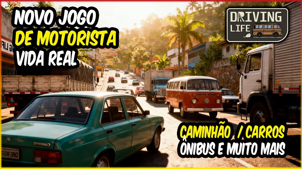 JOGUEI o NOVO SIMULADOR de VIDA de MOTORISTA no ESTILO VIDA REAL DRIVING LIFE