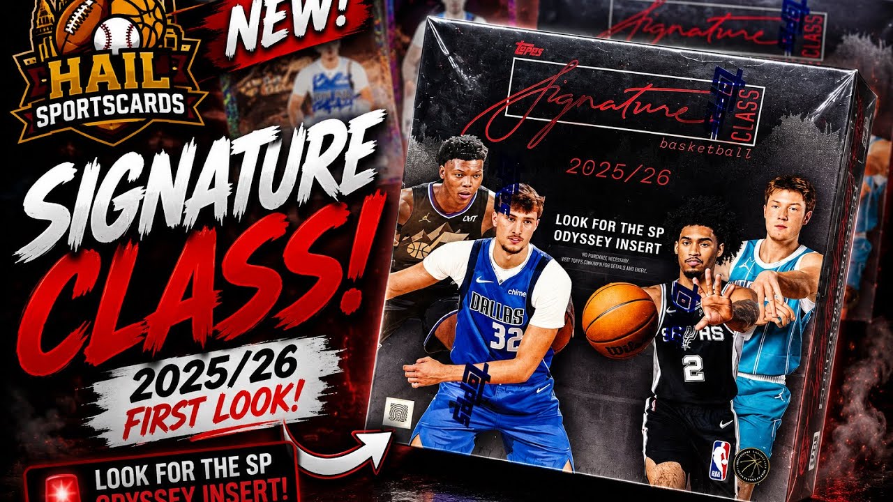 NEW RELEASE! 2025/26 Topps Signature Class NBA Mega Boxes! We open two of these contenders clones