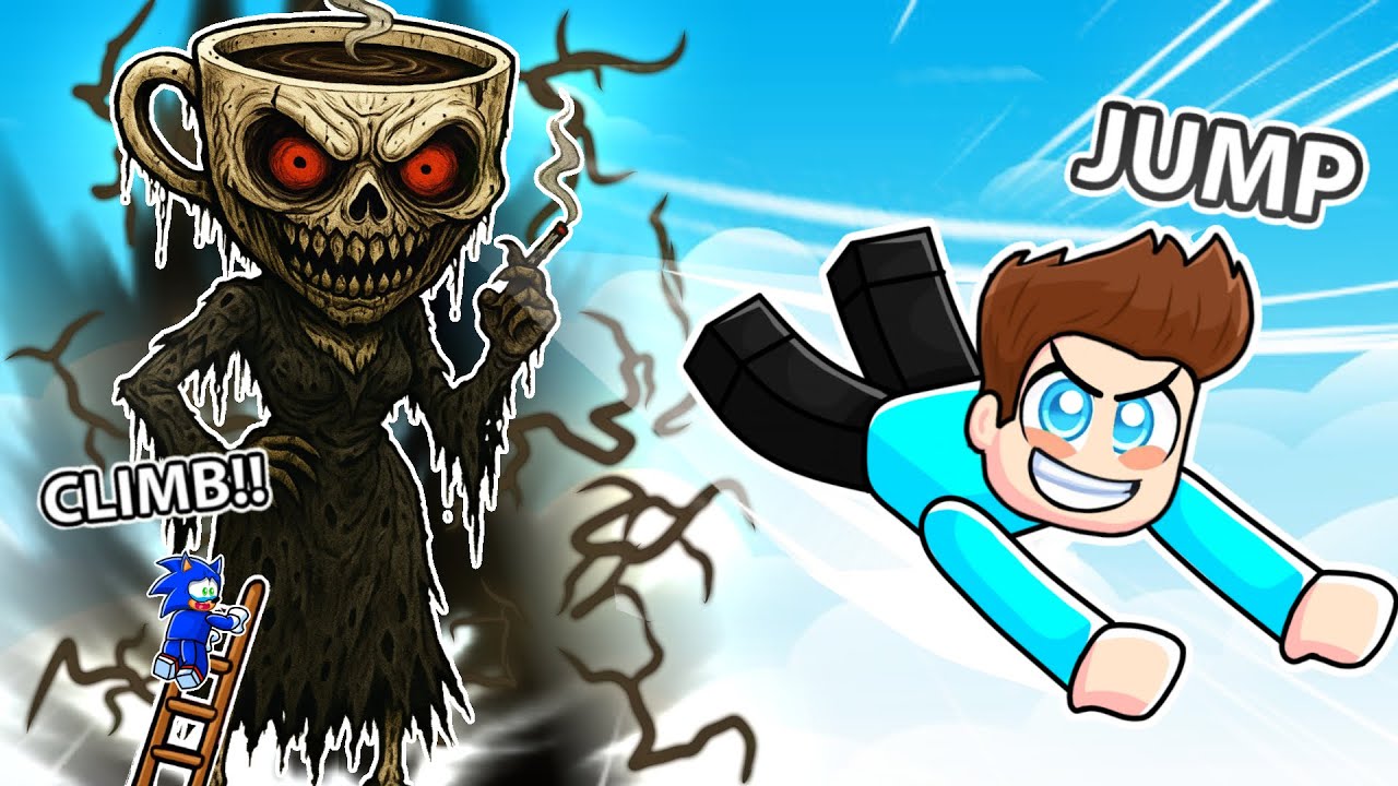 CLIMB THE BIGGEST DARK ESPRESSO SIGNORA TOWER IN ROBLOX !!