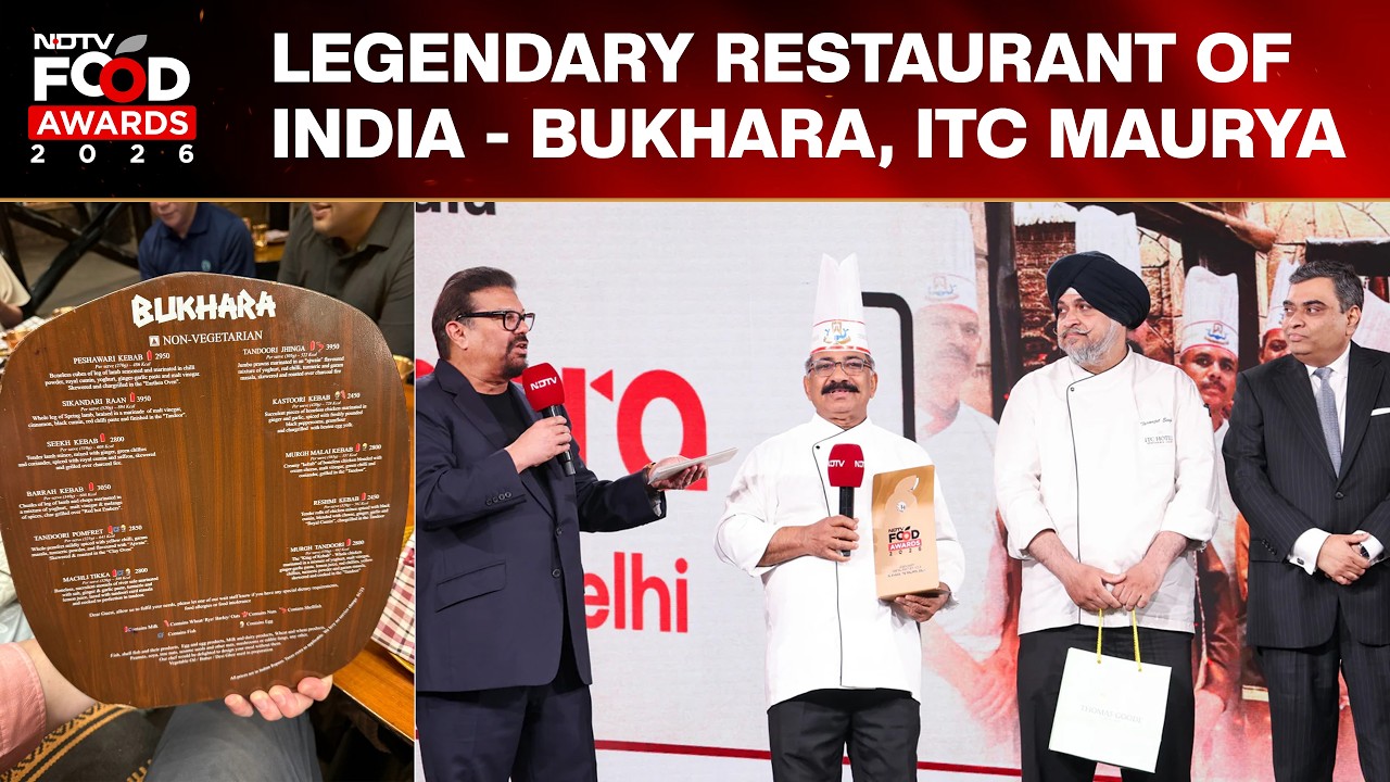 NDTV Food Awards 2026: Легендарный ресторан Индии &mdash; Bukhara, ITC Maurya, Дели