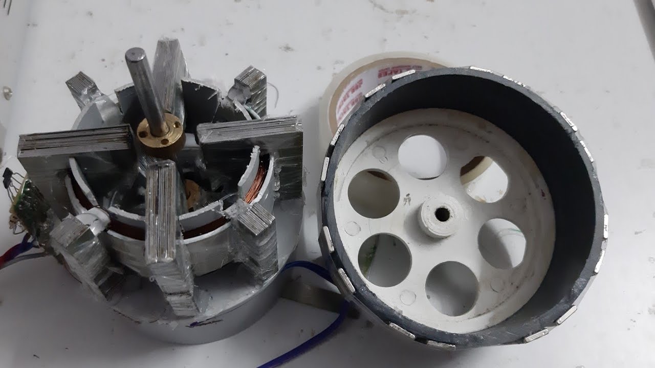 (V-111),New invention, single coil energy efficient bldc motor