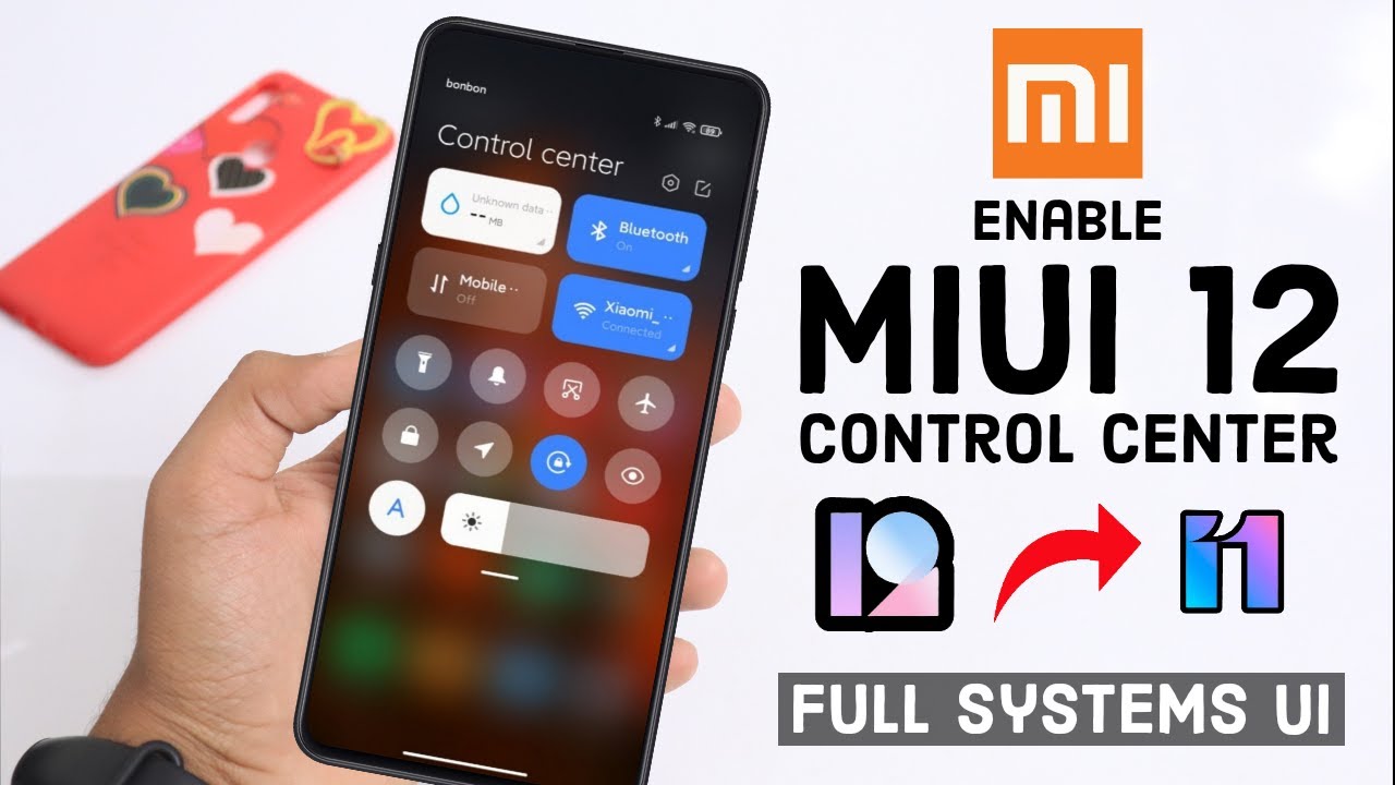 Enable MIUI 12 Control Center in Fully MIUI 11 System UI | HomeScreen and Lockscreen Control Center