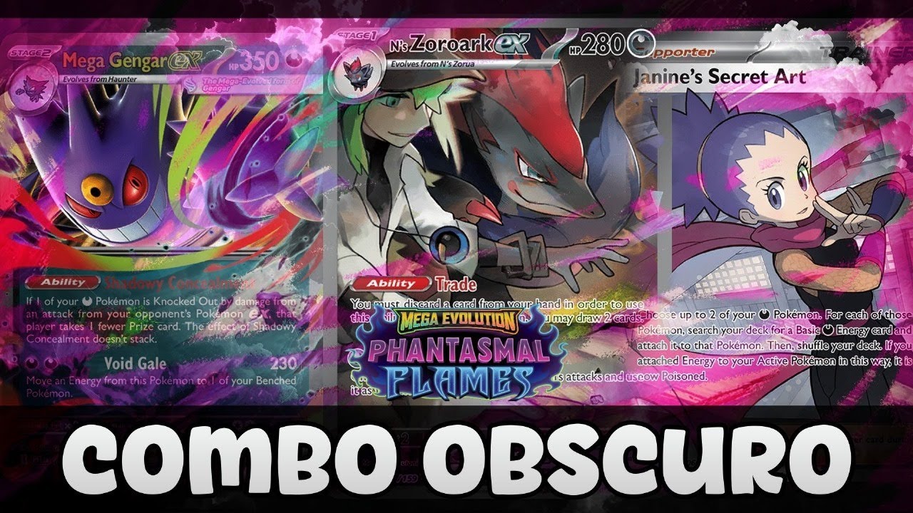 ¡MEGA GENGAR y ZOROARK es una LOCURA! Control de Premios + Robo Brutal | Pokémon TCG