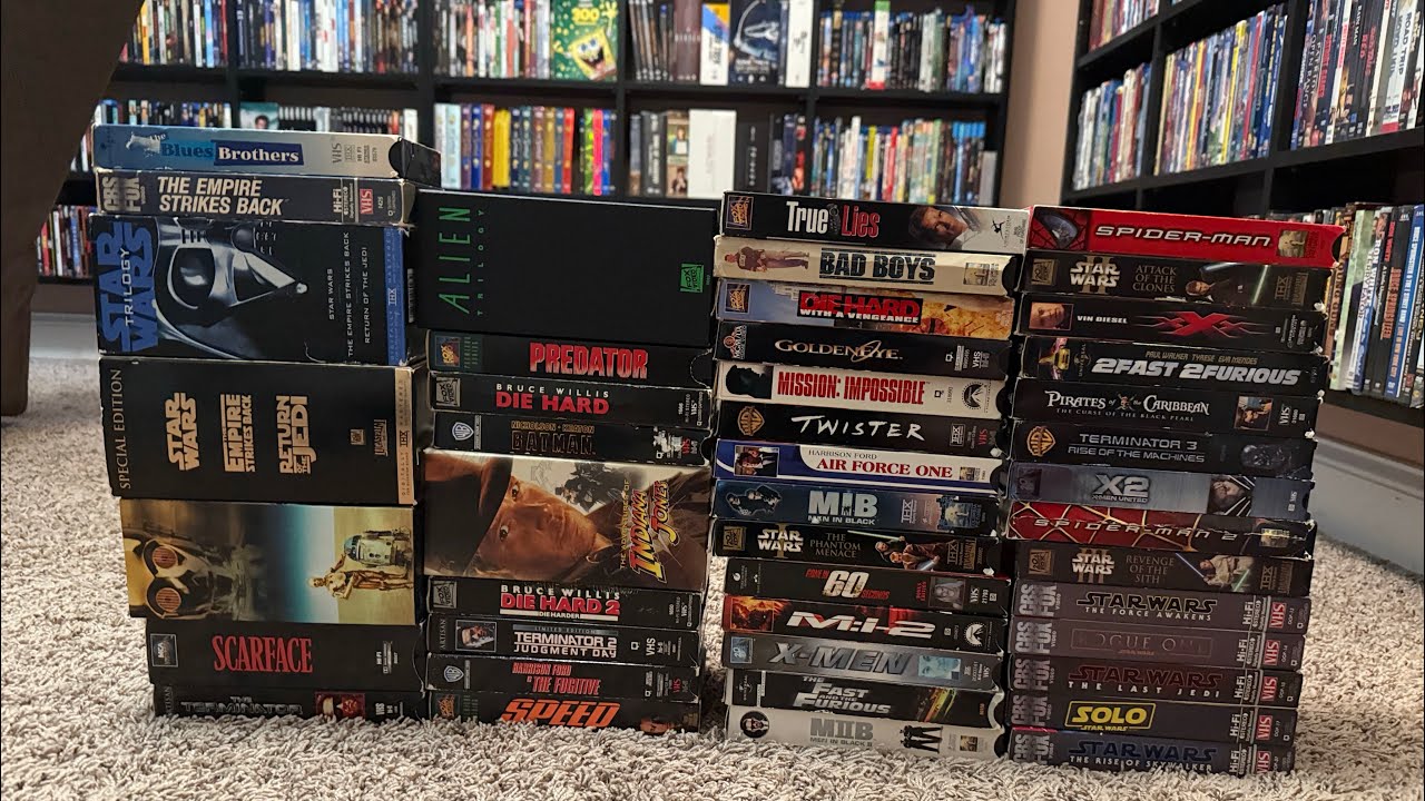 My Action VHS and Laserdisc Collection