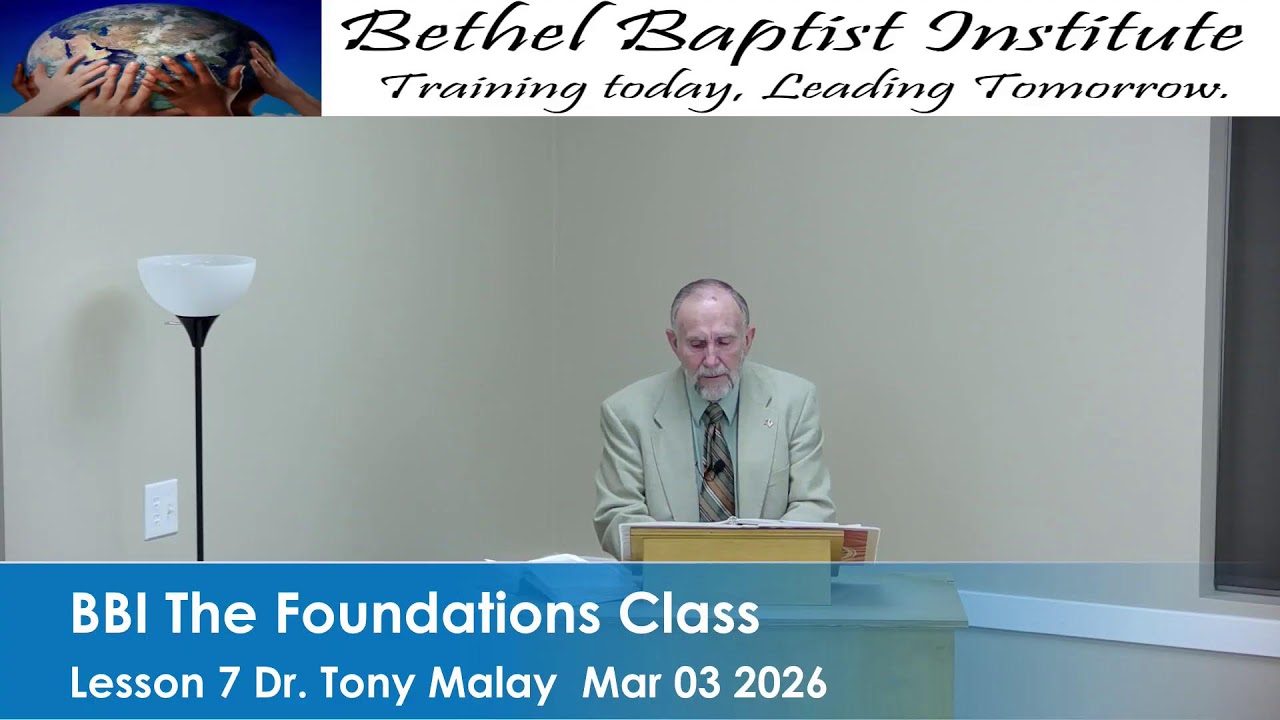 Bethel Baptist Institute Live Stream
