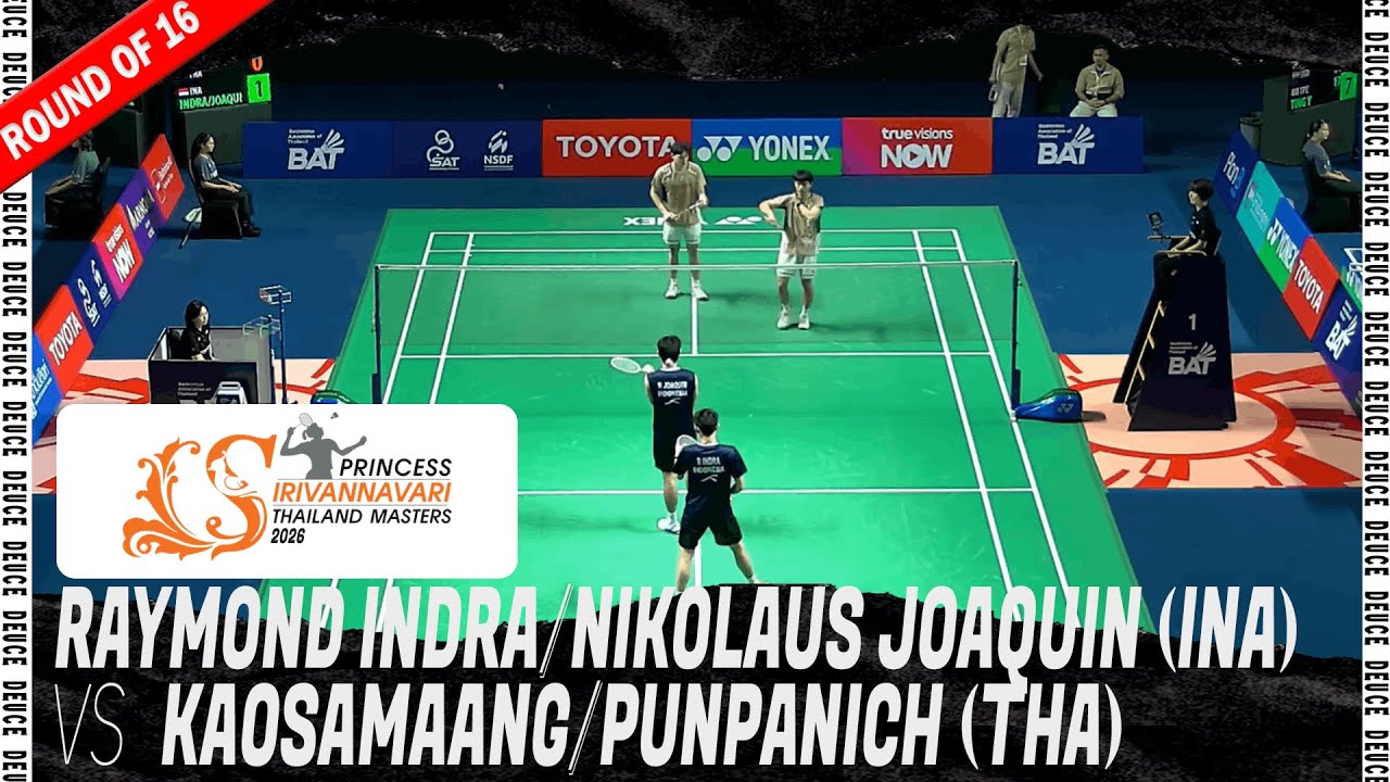 Raymond Indra/Nikolaus Joaquin vs Kaosamaang/Punpanich | Thailand Masters 2026 - R16