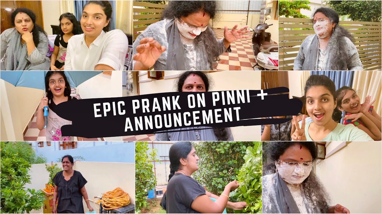 Epic Prank On Pinni *Hilarious*||Got Scolded||An Exciting Announcement!?||Telugu Vlogs||