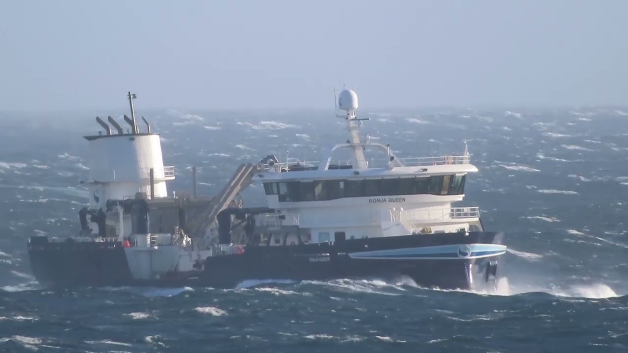 MS Ronja Queen - In gale wind #wellboat