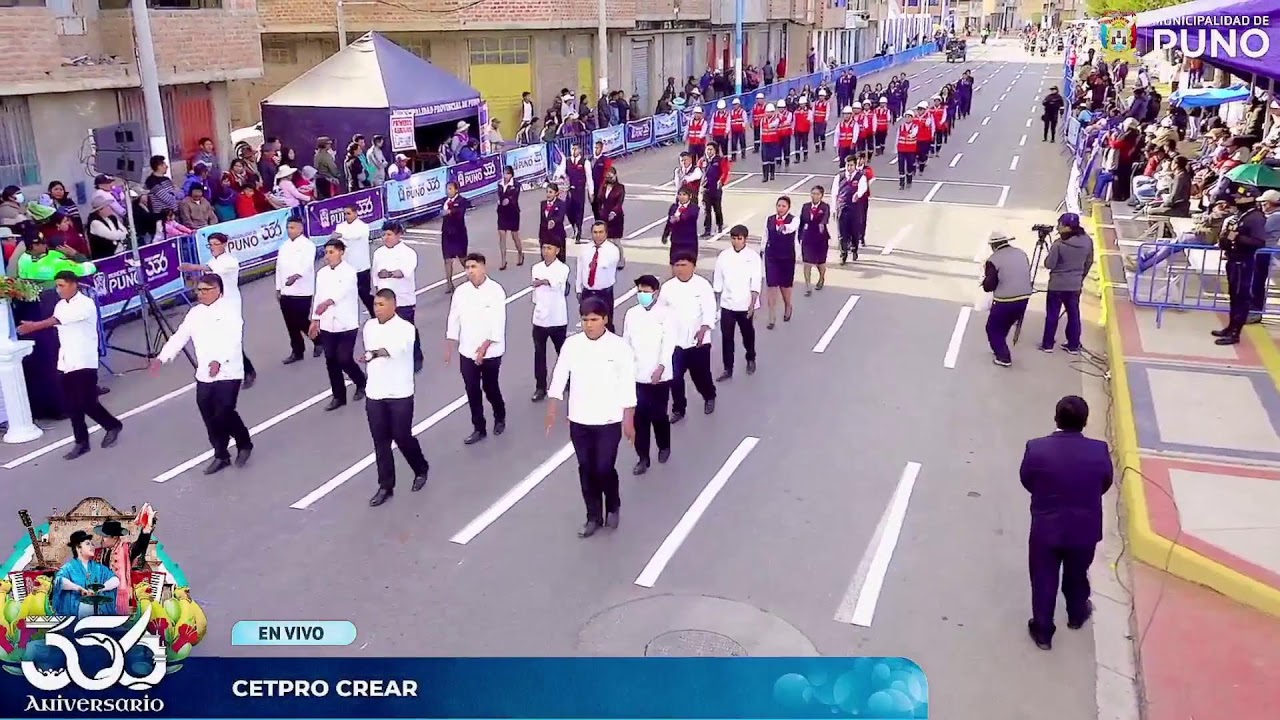 Desfile Escolar 2024 por el 356 Aniversario de Puno