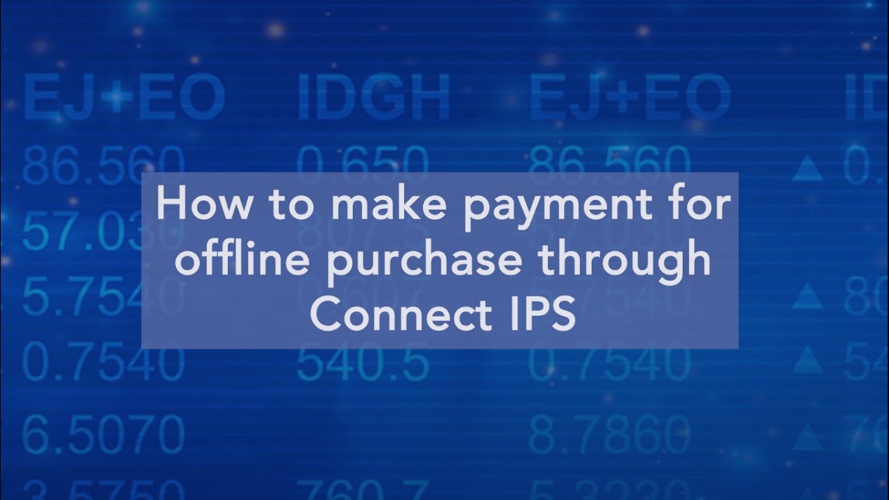 How to make payment through Connect IPS?