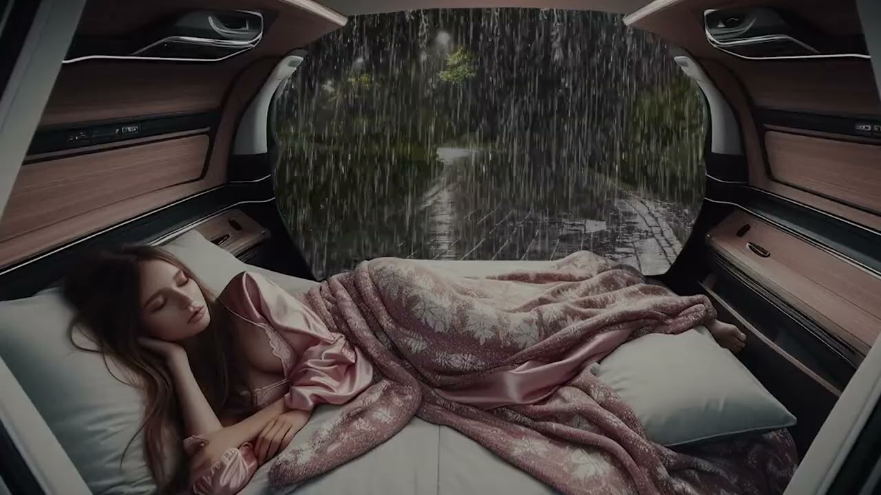 Noite Chuvosa na Cabana 🌧️ Sons Relaxantes de Chuva e Trovões Para Sono Profundo e Paz Interior.