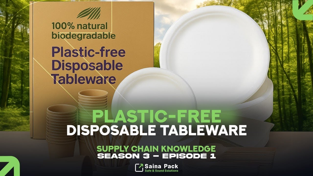 Plastic-Free Disposable Tableware 🌱