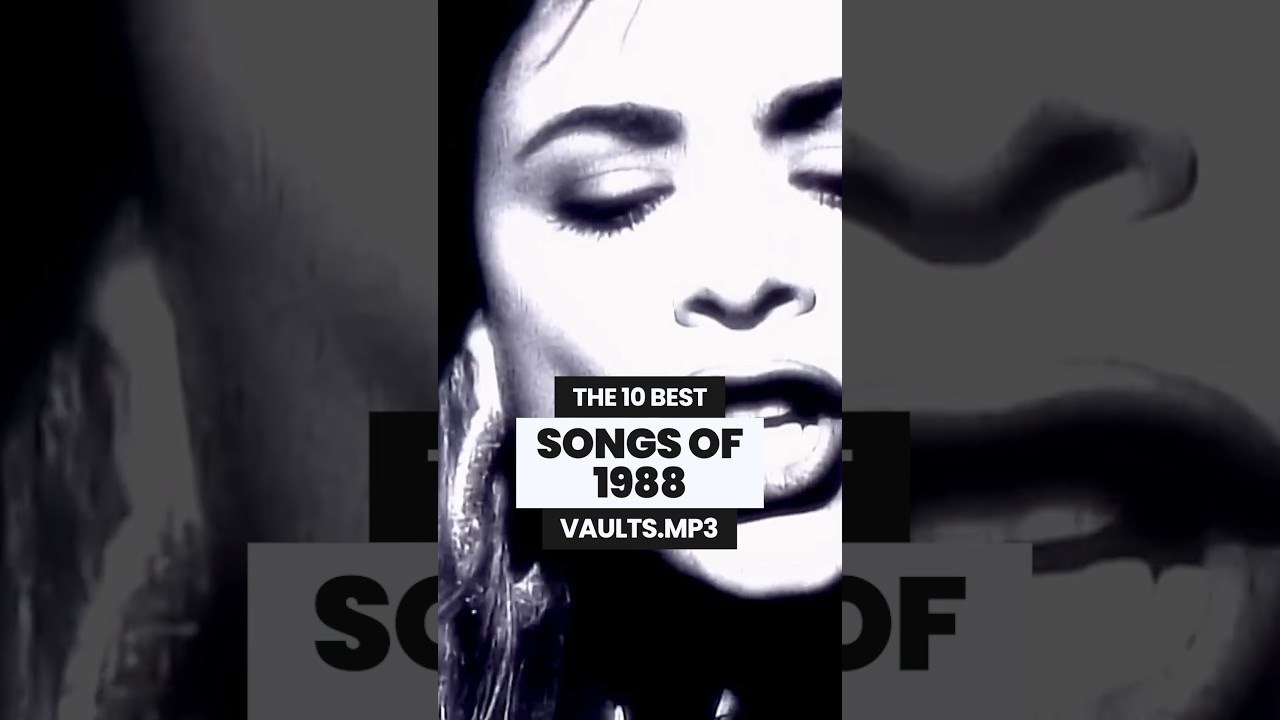 THE 10 BEST SONGS OF 1988 💿 #music #80s #80smusic