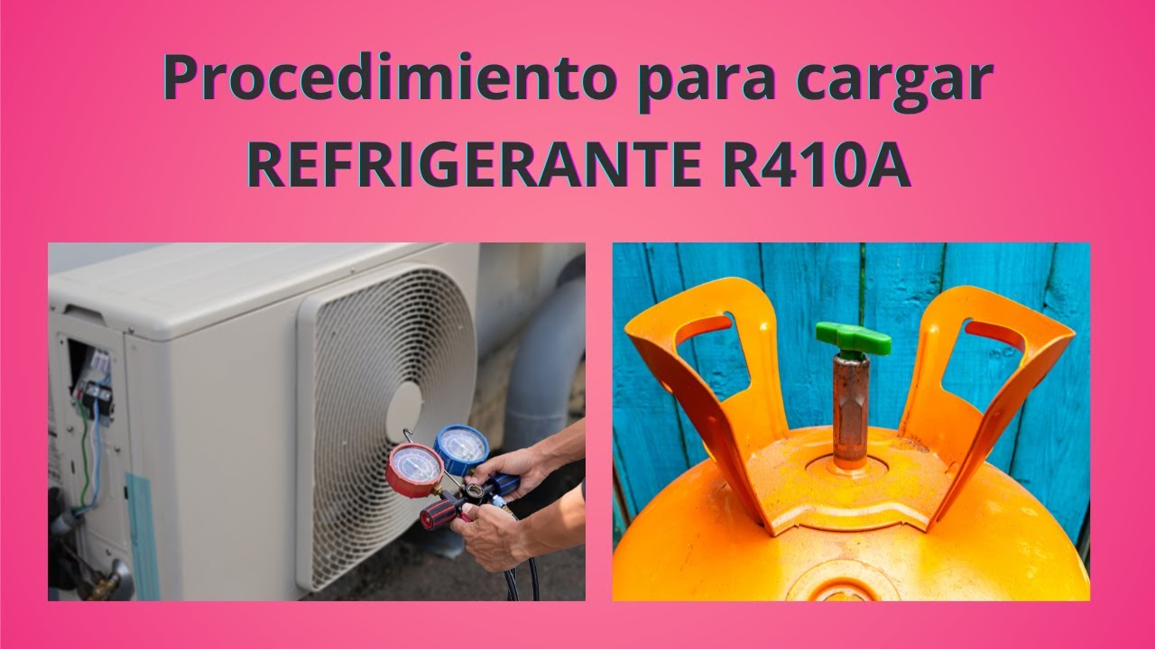 C&oacute;mo Cargar Gas R410 en Aire Acondicionado (Paso a Paso)