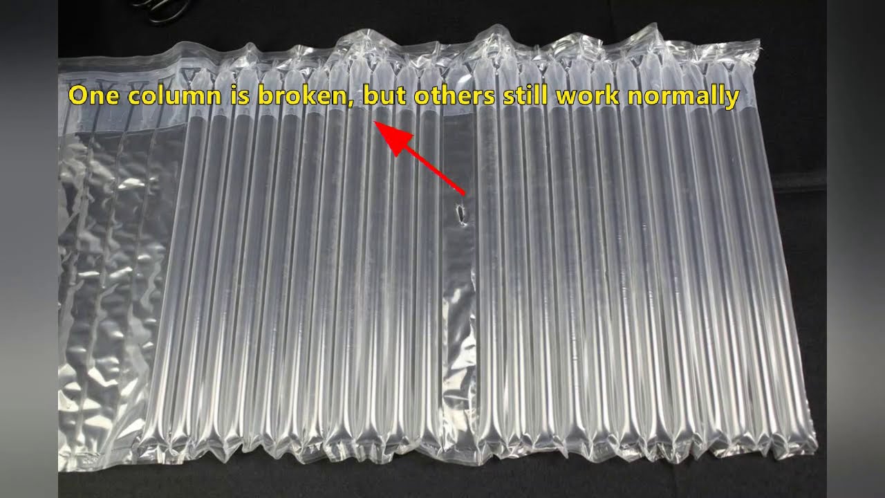 Inflatable Packaging Air Column Bag Roll Air Column Cushion Wrap Roll Bubble Film