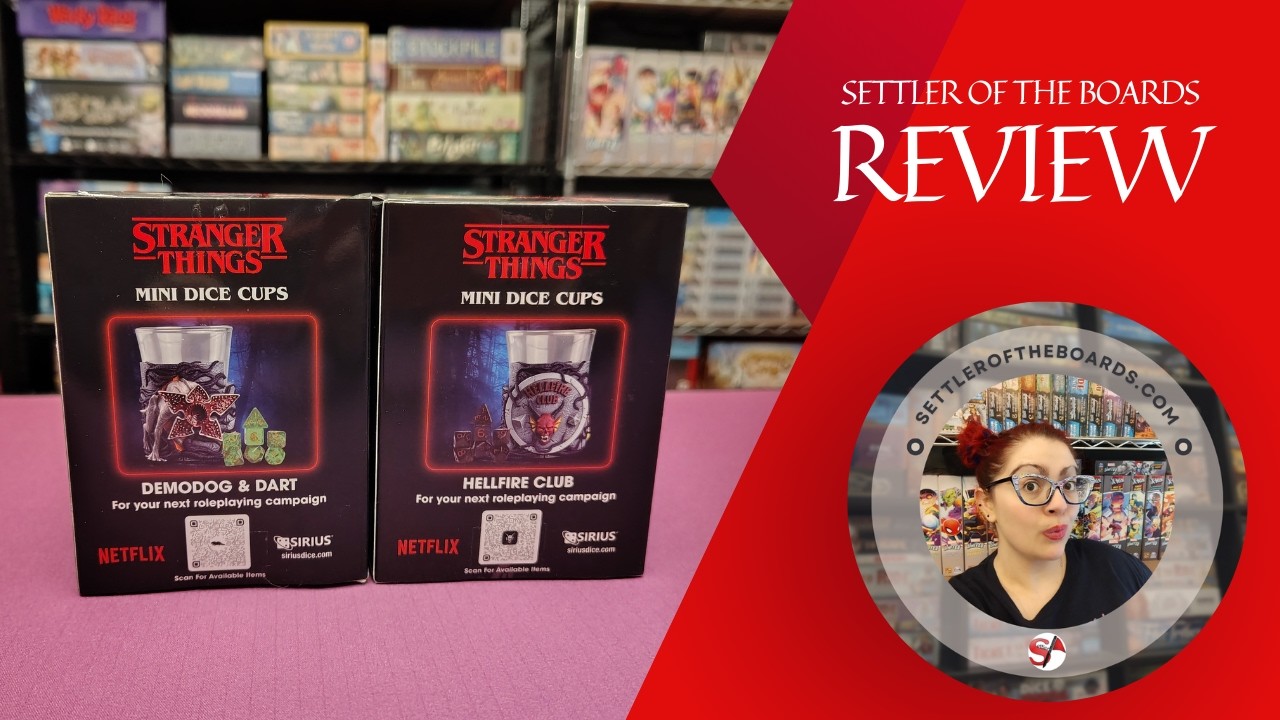 Stranger Things Mini Dice Cups Unboxing and Review