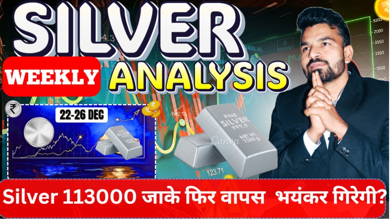 SILVER  WEEKLY ANALYSIS l 22-26 DEC l SILVER MCX NEXT WEEK TARGET #silvermcweeklyxanalysis