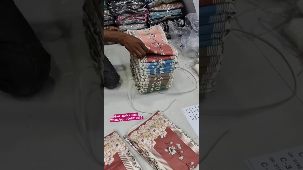 Cotton Suits Wholesale price | Gazi Fabrics Surat | #Cotton #rayon #cottonprices #wholesale #Surat