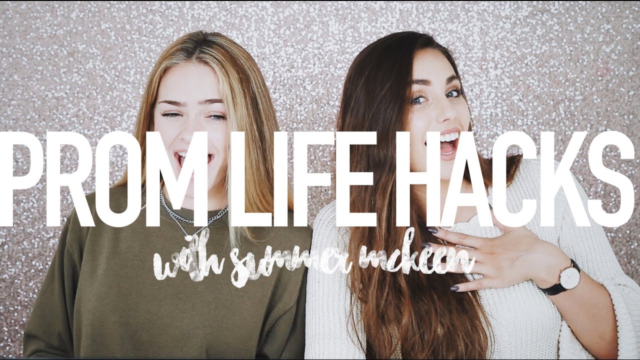 PROM LIFE HACKS WITH SUMMER MCKEEN || Natalie-Tasha Thompson