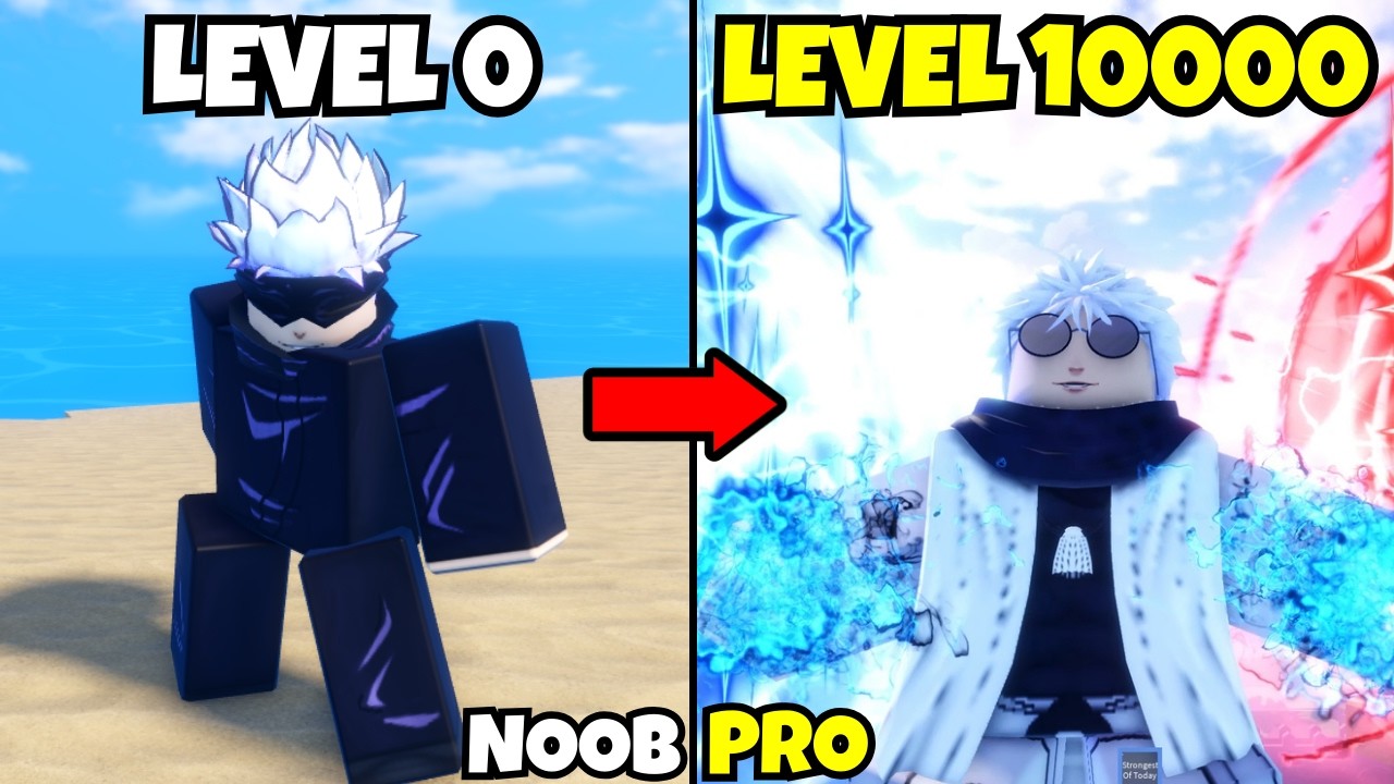 Beating Sailor Piece as Gojo! Got Strongest of Today and Strongest Sorcerer Title Noob to Pro!