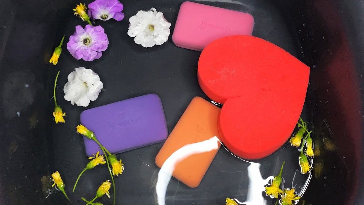 ❤️💖💜Asmr soap • Цветные мылки от Эфко • Efko rainbow soap🌈 Мыление + Размокшее