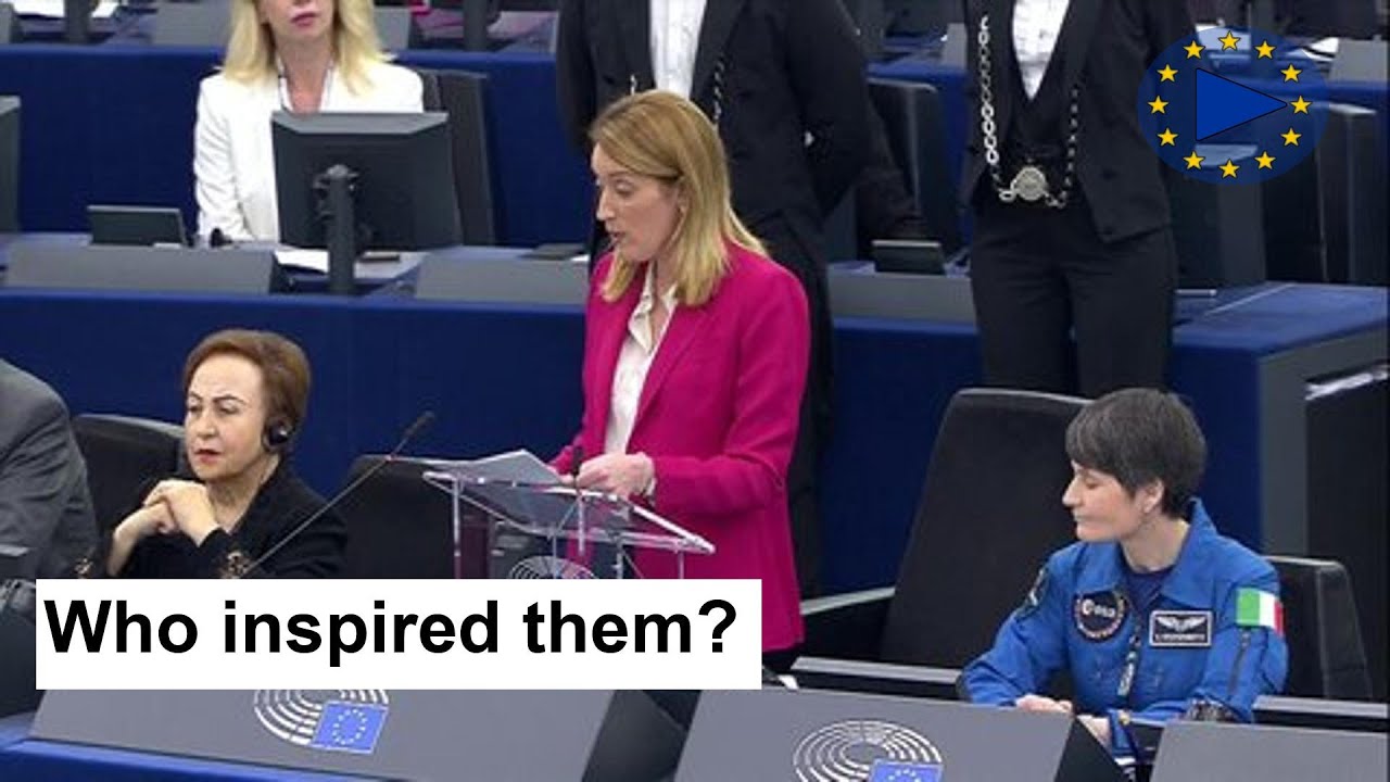 Epic Moment! Nobel Peace Prize Winner and Astronaut Arrive