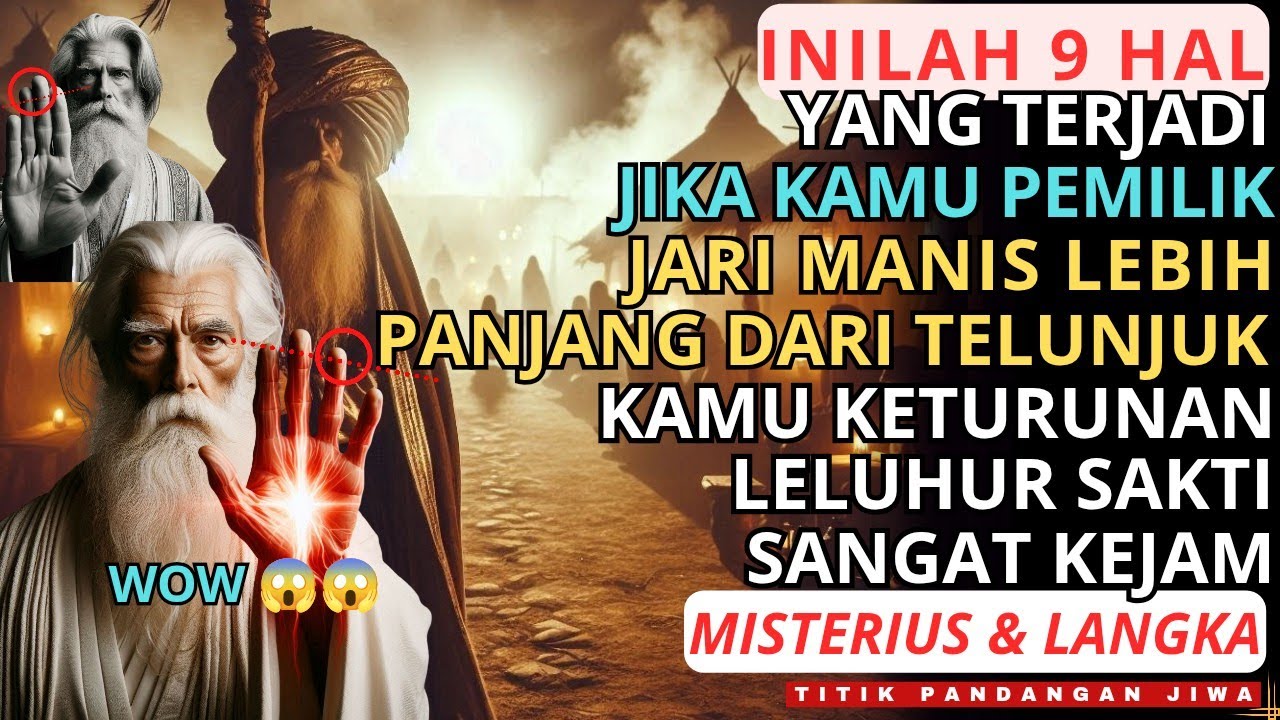 JIWA TERPILIH💫Keturunan Leluhur Sakti! 9 Tanda Misterius dari Jari Manismu Tak Boleh Diabaikan!😱🚀