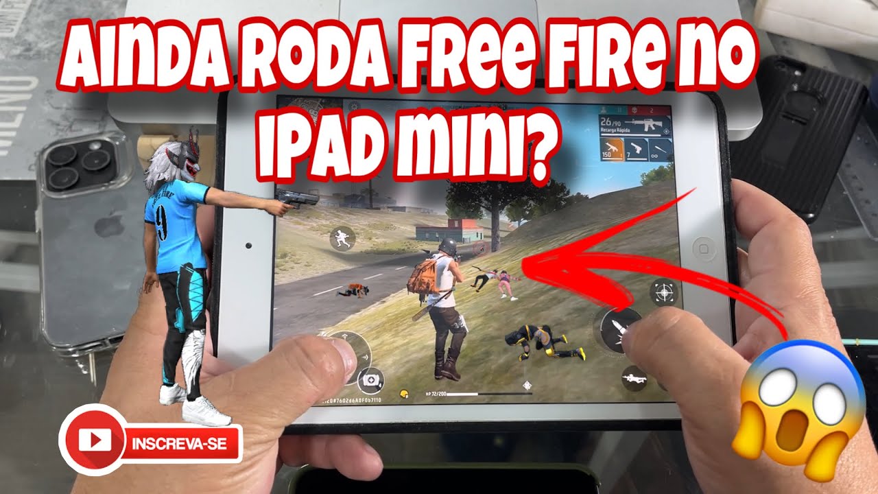 RODA FREE FIRE NO IPAD MINI? - COMO BAIXAR APPS INCOMPATÍVEIS NO IOS 12.5.7