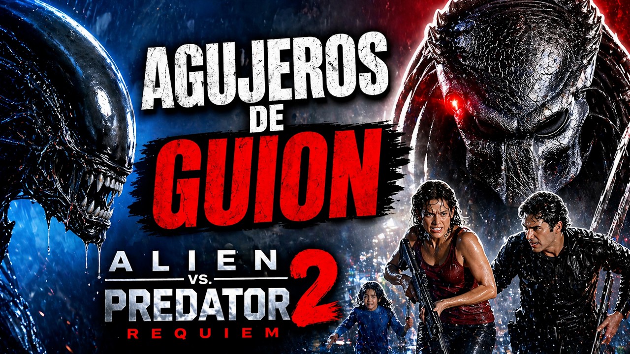 Agujeros de Guión: ALIEN vs PREDATOR 2: REQUIEM (Errores, review, crítica, análisis y resumen)