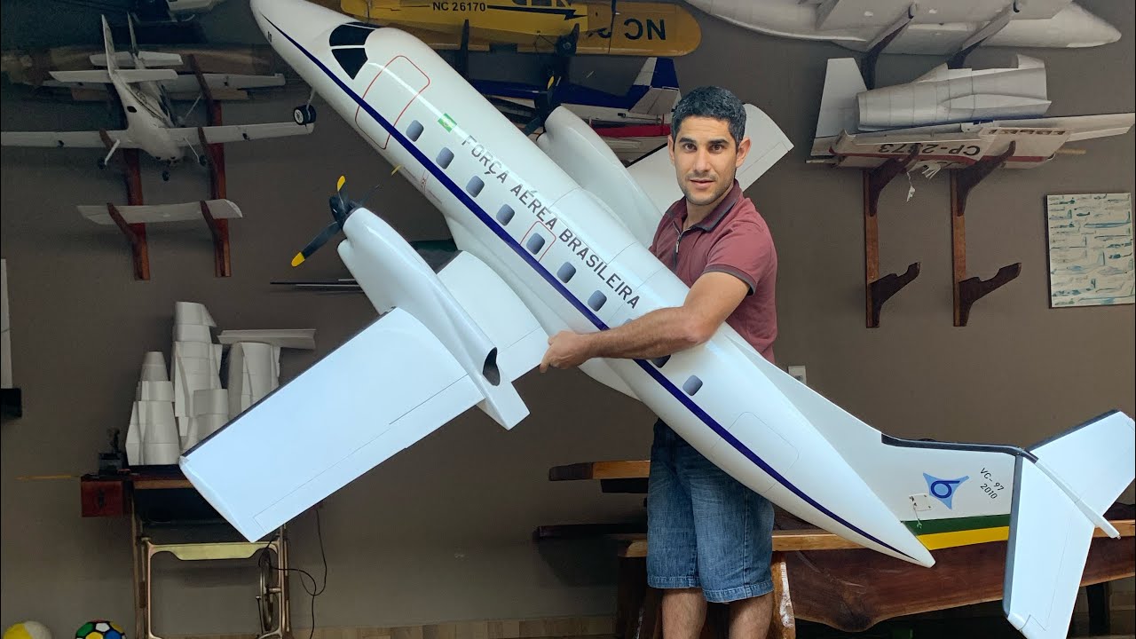 EMB120 Brasília RC plane Maiden flight
