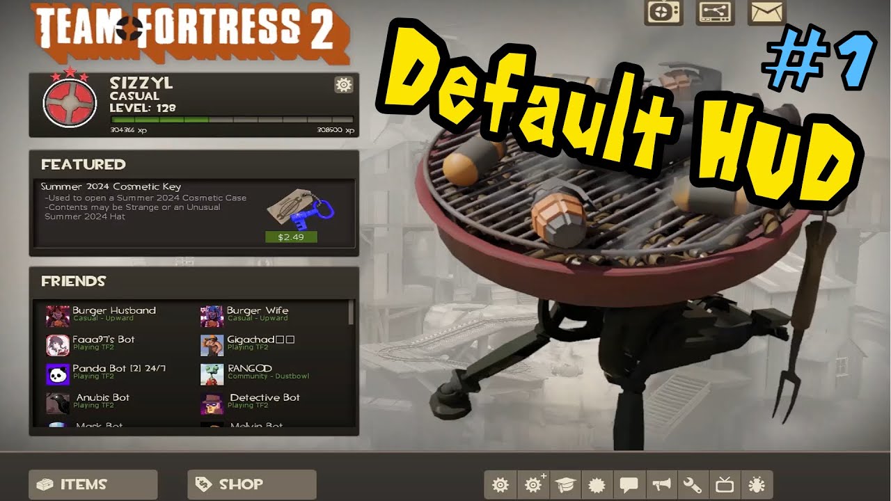How's The HUD? (TF2) #1: The Default Official HUD