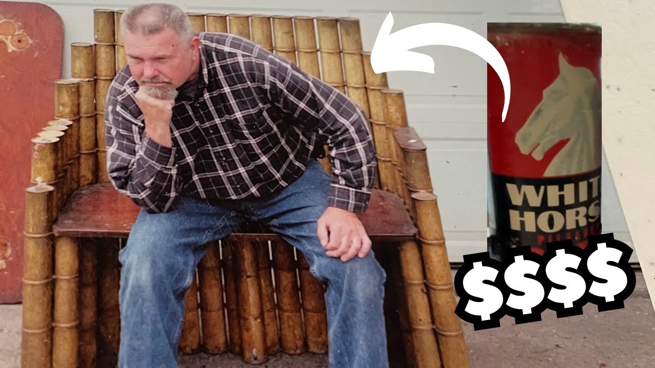 Auction Chair bought was made from THOUSAND dollar Beer Cans