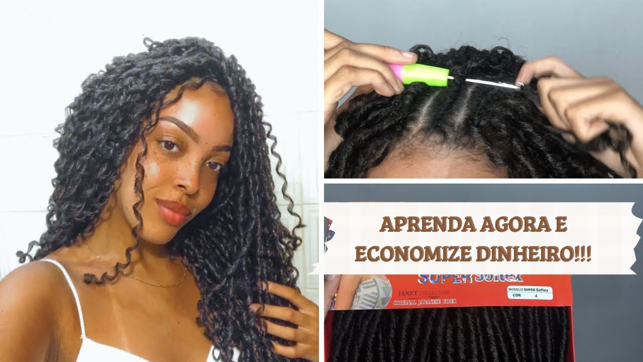 JEITO FÁCIL DE COLOCAR CABELO NINA SOFTEX SOZINHA EM CASA | por Vanessa di-Lua