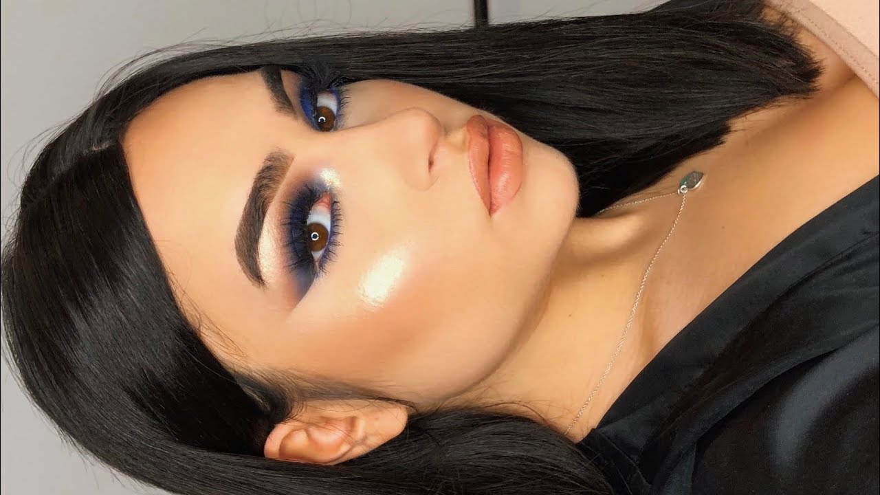 BLUE DRAMATIC Smokey Makeup Tutorial I Aylin Melisa