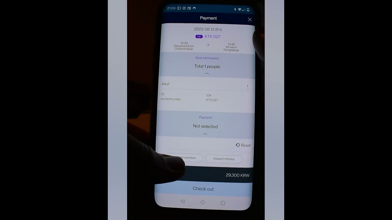 How to use the KTX Bullet Train app for foreigners