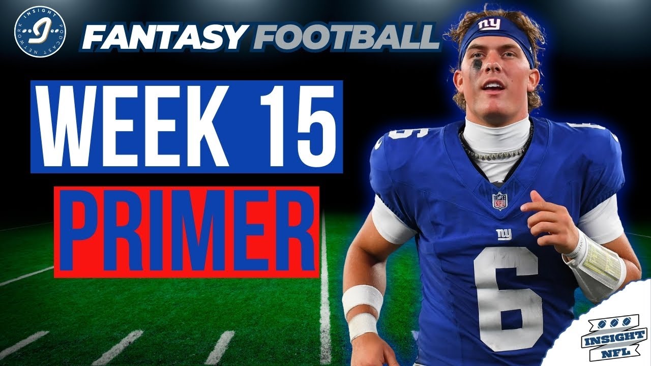 PLAYOFFS PRIMER | Injury report + STARTS of the Week (15) | NFL Fantasy Football 2025