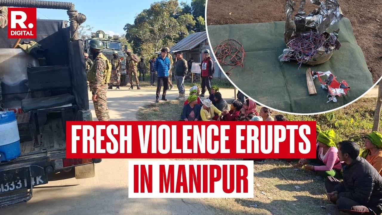 BREAKING: Fresh Violence Erupts In Manipur's Bishnupur District, 2 People Injured In IED Blasts