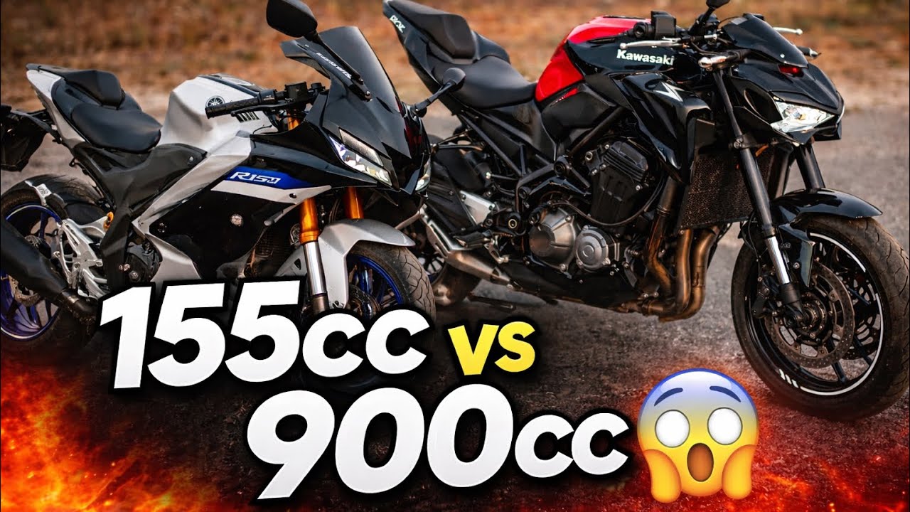 R15 Rider Rides Z900 for First Time… I Was NOT Ready 😳