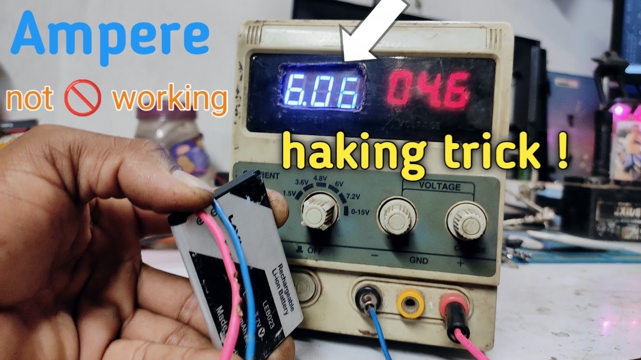 baku digital dc power supply (bk-1502dd) repair -fault Ampere.meter problem