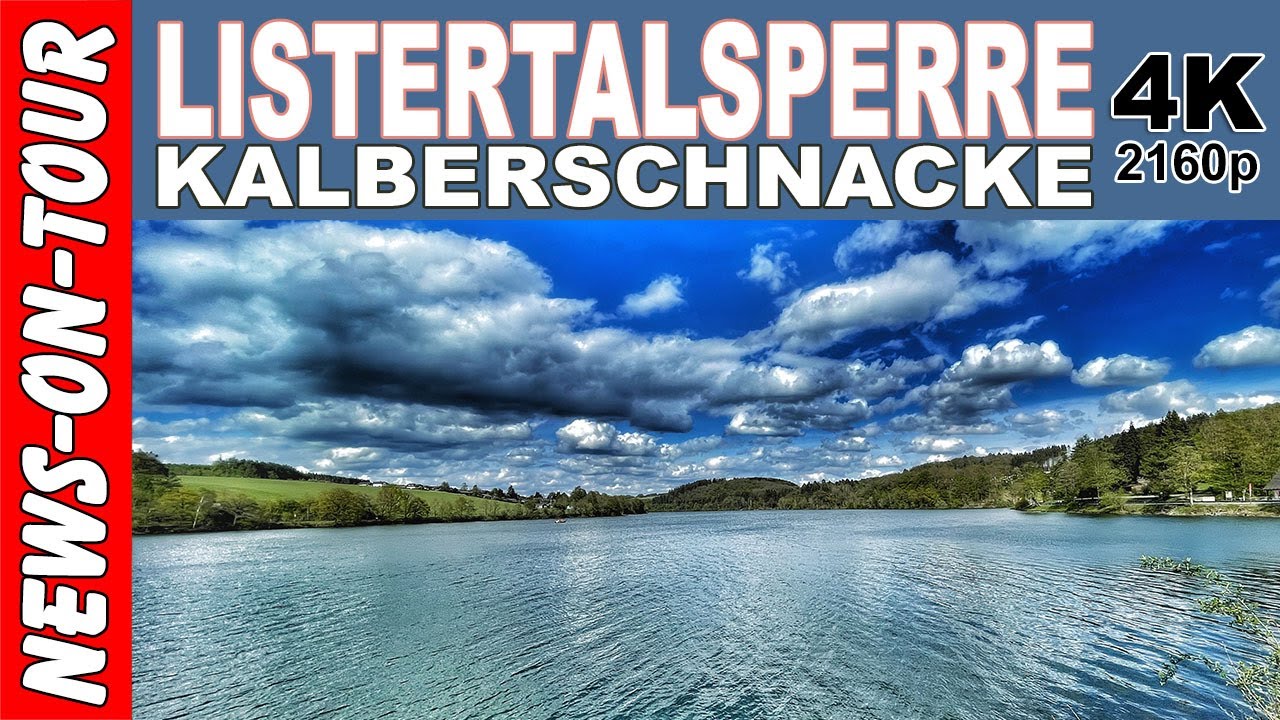 Listertalsperre (4K) Kalberschnacke bei Drolshagen | Stausee | Kreis Olpe Sauerland