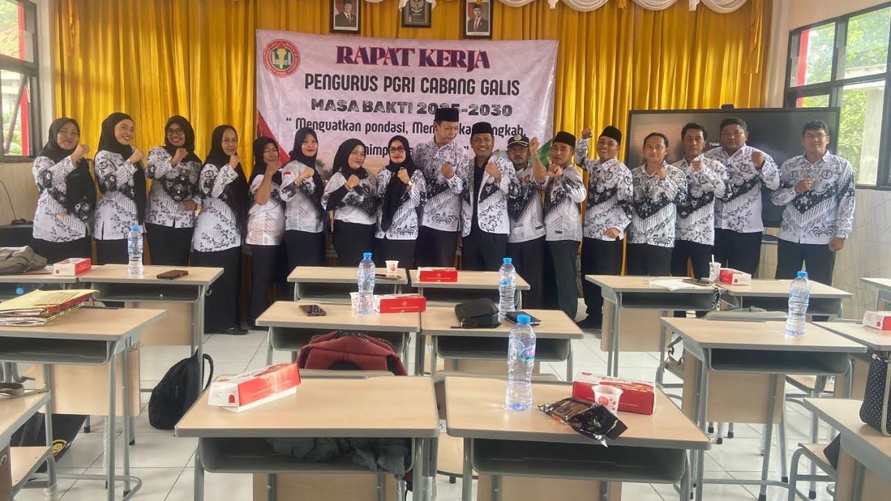 RAKER PENGURUS PGRI || CABANG GALIS 📚