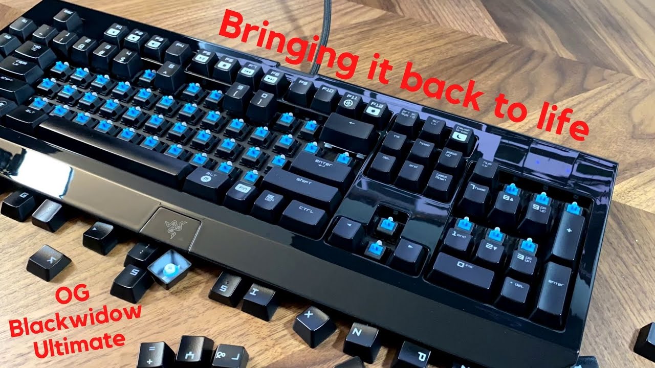 Razer Blackwidow Ultimate - Deep Clean & O-Ring Installation