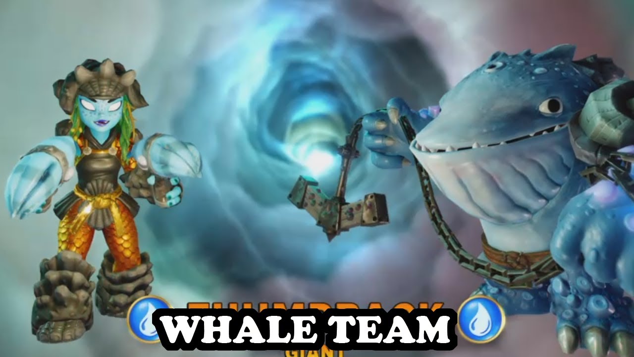 Skylanders Imaginators - Tidepool & Thumpback GAMEPLAY - WHALE TEAM