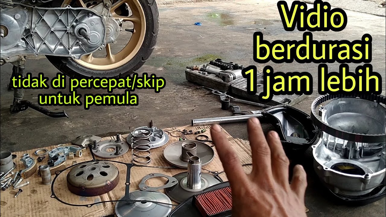 Pasang semua komponen CVT Yamaha NMAX