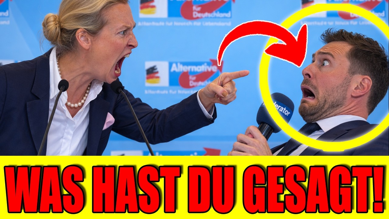 Weidel explodiert nach Frage des Moderators!