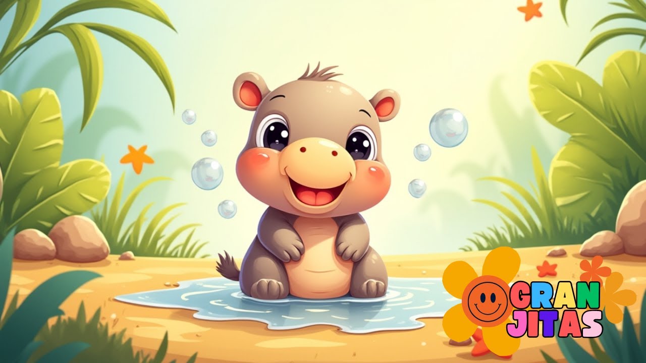 🦛✨ Hipo el Hipopótamo | Música Infantil Divertida para Niños