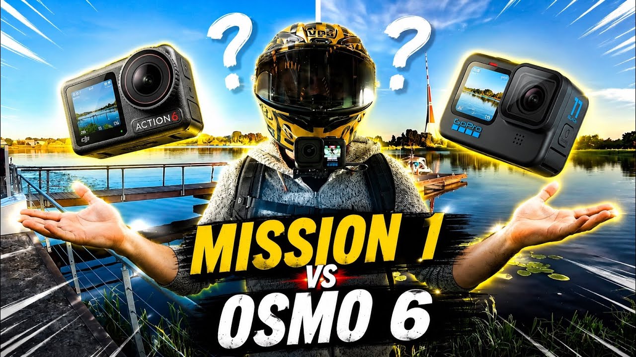 Gopro Mission 1 сравнение с DJI Osmo Action 6. Особенности записи звука на петличку