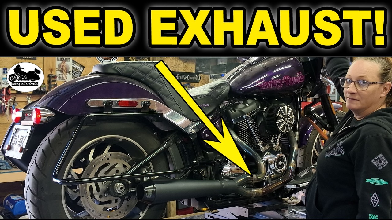 Восстановление подержанного выхлопа для Harley-Davidson Softail | Полный процесс восстановления